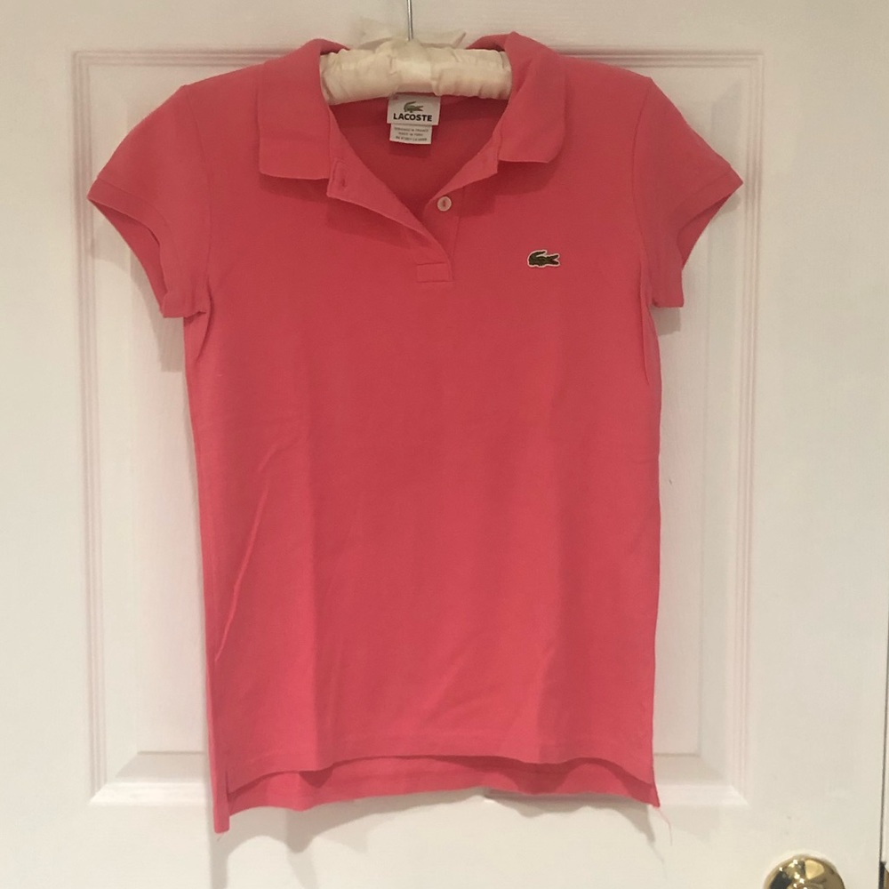 Women lacoste polo top